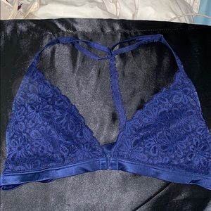 VS dark blue bralette